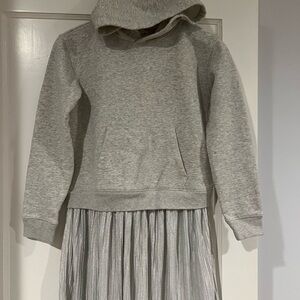 Crewcuts Gray Kids Hoodie Dress